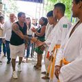 Popó visita escola de Teresina para conhecer projeto de Artes Marciais