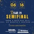 Semel realiza semifinais do campeonato de futebol Sub-13