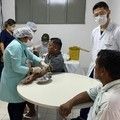 Venezuelanos realizam exames em ação da FMS