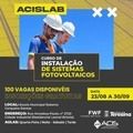 FWF está com inscrições abertas para 100 vagas curso de Instalação de Sistemas Fotovoltaicos