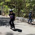 Adrenalina e emoção no treino para o II Campeonato de Skate de Ladeira no Parque da Cidade