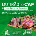 Sada promove mutirão do CAF na zona rural de Teresina nesta terça (29)