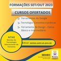 Cursos gratuitos de formação em tecnologias educacionais estão sendo ofertados pela Semec