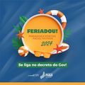 Estado concede três dias de ponto facultativo no Carnaval