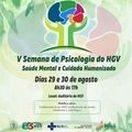 V Semana de Psicologia do Hospital Getúlio Vargas começa nesta quinta-feira (29)