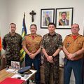 Corpo de Bombeiros do Piauí recebe visita do novo comandante do 25º BC