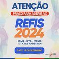 Contribuintes têm até 18 de dezembro para regularizar débitos com descontos de até 95% no Refis 2024