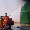 Incêndio no depósito do canteiro de obras do Porto é controlado sem vítimas