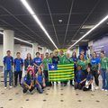 Delegação do Piauí embarca rumo aos Jogos da Juventude, em Brasília